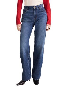 Madewell Perfect Vintage High-Rise Wide Leg Jeans Soft Drape Cotton/Wool - 29